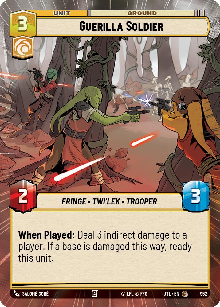 Guerilla Soldier (952) (Hyperspace Foil) (952) [Jump to Lightspeed] | Exor Games New Glasgow