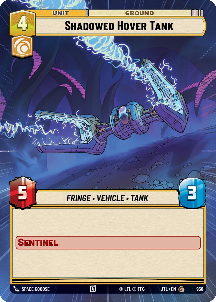 Shadowed Hover Tank (958) (Hyperspace Foil) (958) [Jump to Lightspeed] | Exor Games New Glasgow