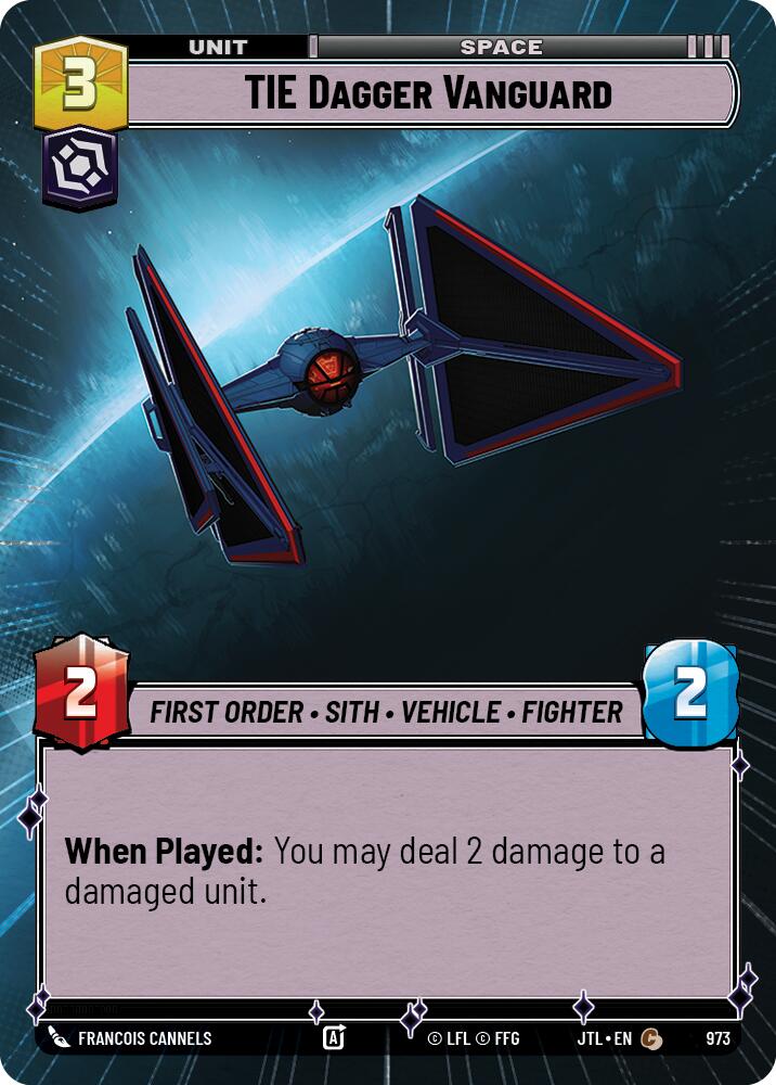 TIE Dagger Vanguard (973) (Hyperspace Foil) (973) [Jump to Lightspeed] | Exor Games New Glasgow