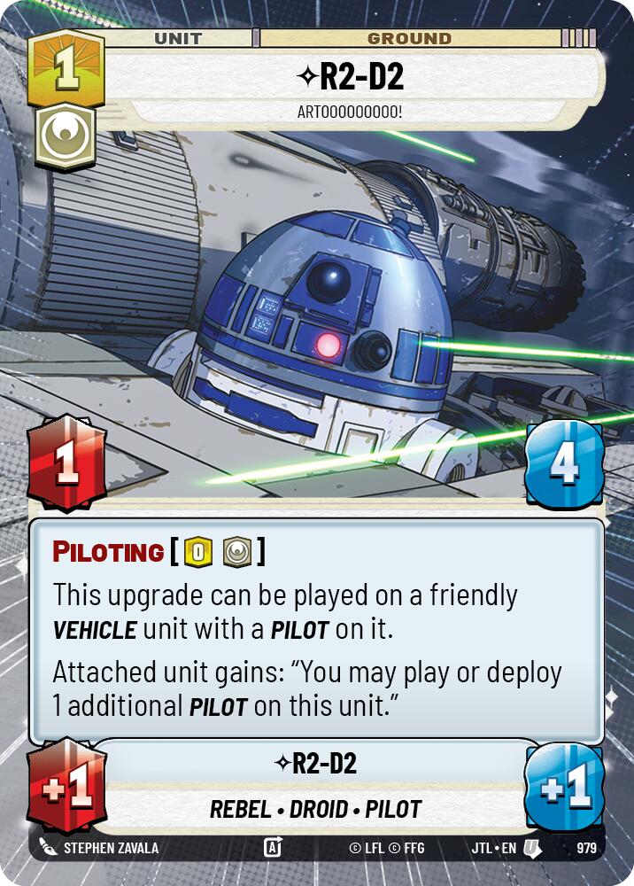 R2-D2 - Artooooooooo! (979) (Hyperspace Foil) (979) [Jump to Lightspeed] | Exor Games New Glasgow