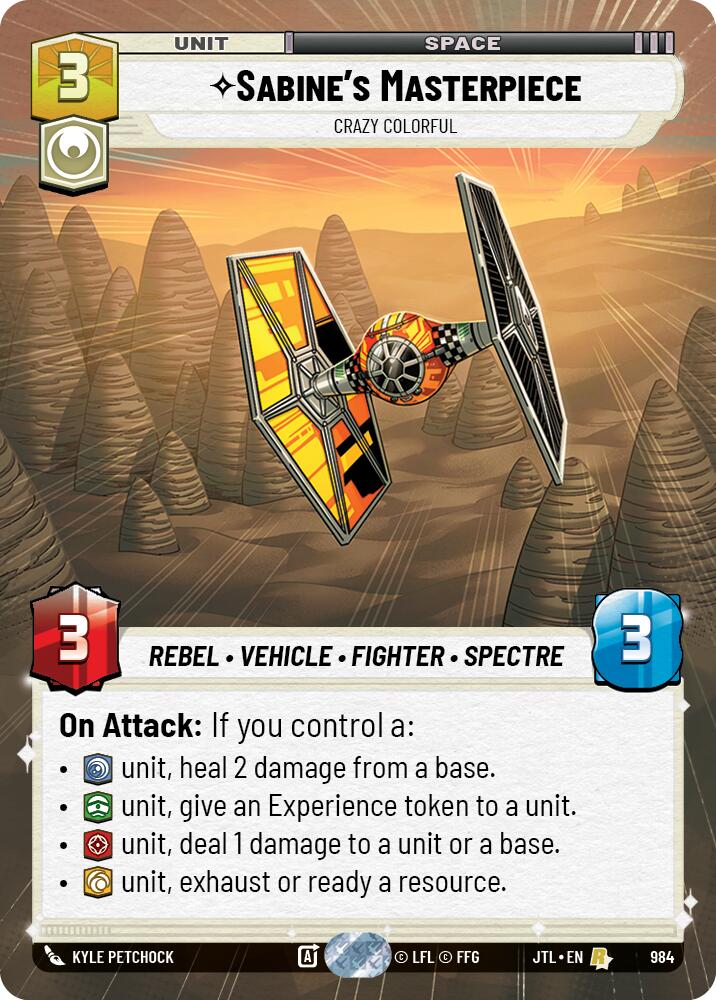 Sabine's Masterpiece - Crazy Colorful (984) (Hyperspace Foil) (984) [Jump to Lightspeed] | Exor Games New Glasgow