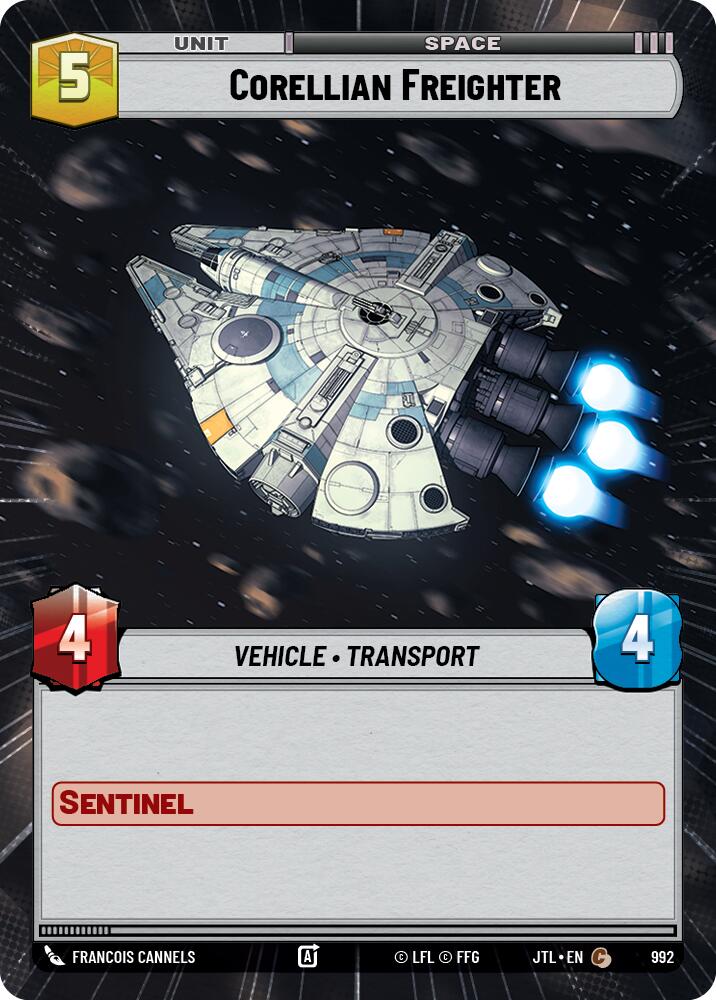 Corellian Freighter (992) (Hyperspace Foil) (992) [Jump to Lightspeed] | Exor Games New Glasgow