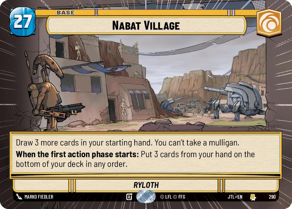 Nabat Village (290) (Hyperspace) (290) [Jump to Lightspeed] | Exor Games New Glasgow