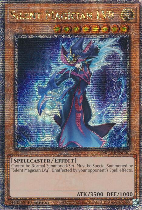 Silent Magician LV8 [MZTM-EN000] Quarter Century Secret Rare | Exor Games New Glasgow