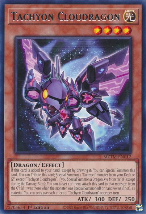 Tachyon Cloudragon [MZTM-EN012] Rare | Exor Games New Glasgow