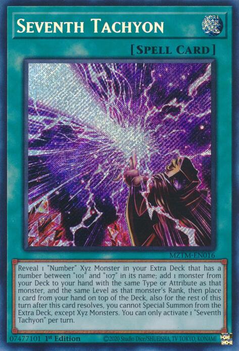 Seventh Tachyon [MZTM-EN016] Secret Rare | Exor Games New Glasgow
