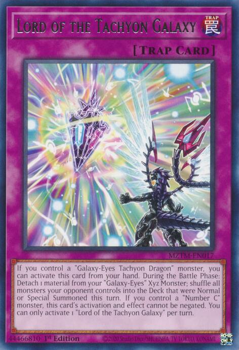 Lord of the Tachyon Galaxy [MZTM-EN017] Rare | Exor Games New Glasgow