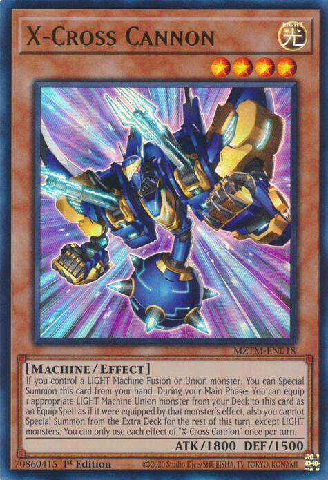 X-Cross Cannon [MZTM-EN018] Ultra Rare | Exor Games New Glasgow
