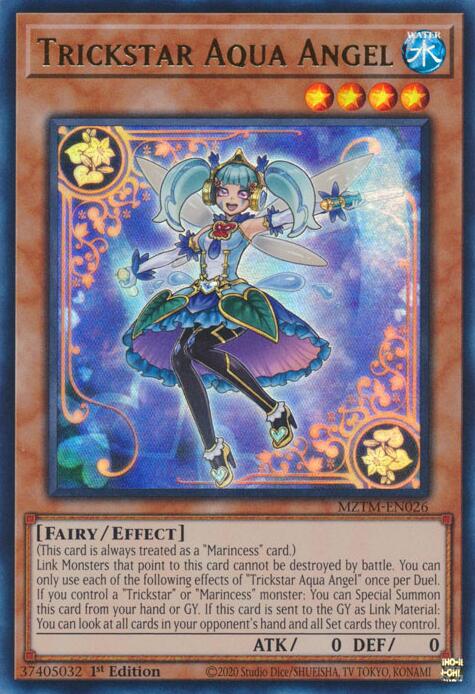 Trickstar Aqua Angel [MZTM-EN026] Ultra Rare | Exor Games New Glasgow