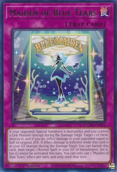 Maiden of Blue Tears [MZTM-EN031] Rare | Exor Games New Glasgow