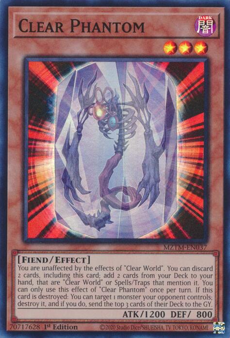 Clear Phantom [MZTM-EN037] Super Rare | Exor Games New Glasgow