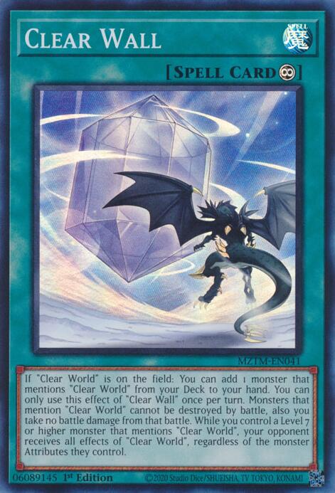Clear Wall [MZTM-EN041] Super Rare | Exor Games New Glasgow