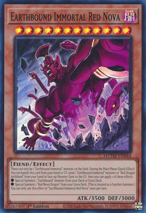 Earthbound Immortal Red Nova [MZTM-EN044] Super Rare | Exor Games New Glasgow