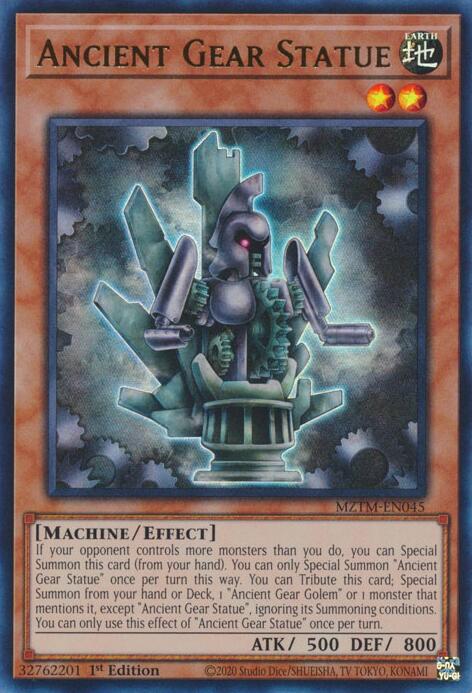 Ancient Gear Statue [MZTM-EN045] Ultra Rare | Exor Games New Glasgow