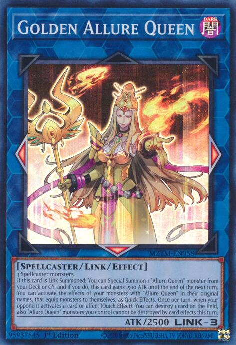 Golden Allure Queen [MZTM-EN058] Super Rare | Exor Games New Glasgow
