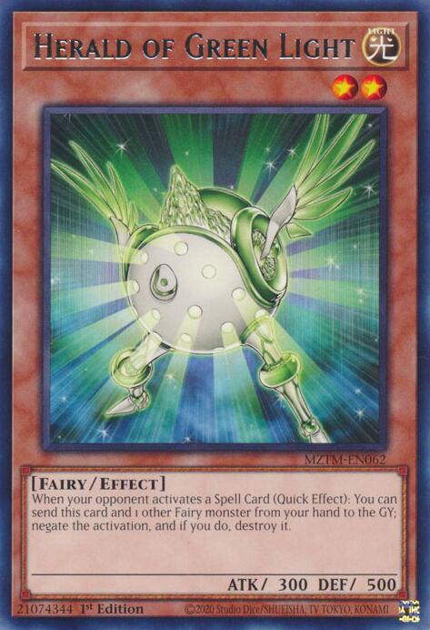 Herald of Green Light [MZTM-EN062] Rare | Exor Games New Glasgow