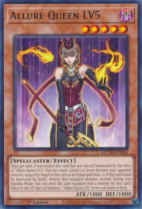 Allure Queen LV5 [MZTM-EN064] Rare | Exor Games New Glasgow