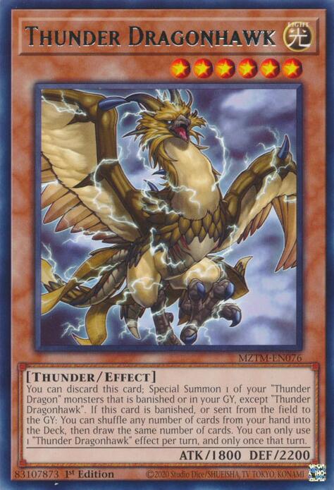 Thunder Dragonhawk [MZTM-EN076] Rare | Exor Games New Glasgow
