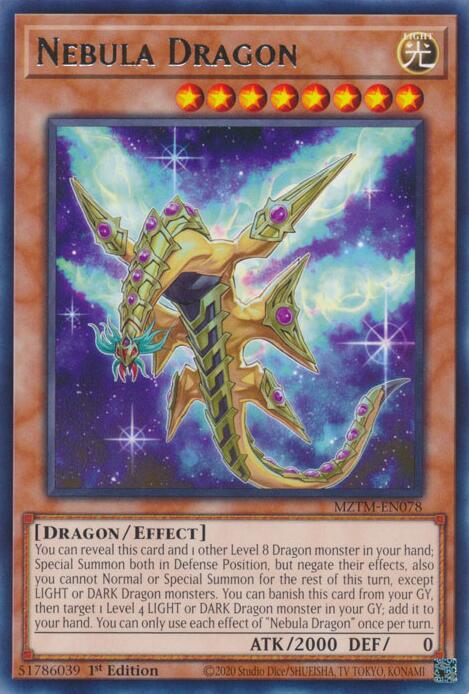 Nebula Dragon [MZTM-EN078] Rare | Exor Games New Glasgow