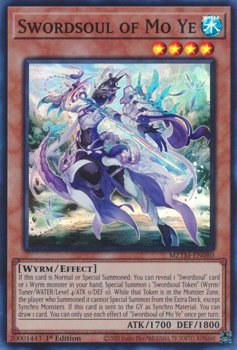 Swordsoul of Mo Ye [MZTM-EN080] Super Rare | Exor Games New Glasgow