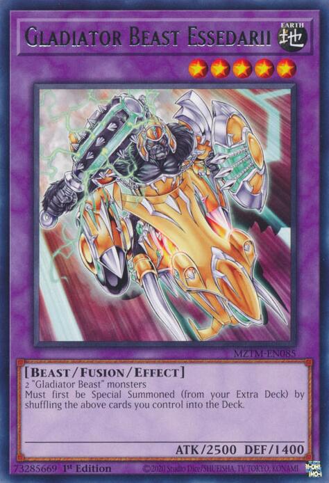 Gladiator Beast Essedarii [MZTM-EN085] Rare | Exor Games New Glasgow