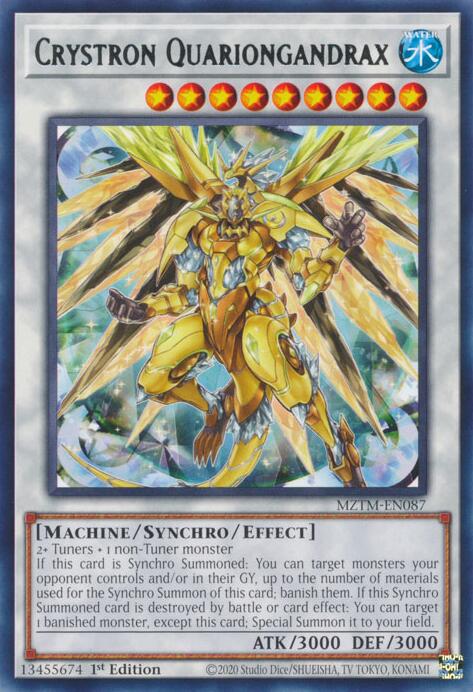 Crystron Quariongandrax [MZTM-EN087] Rare | Exor Games New Glasgow