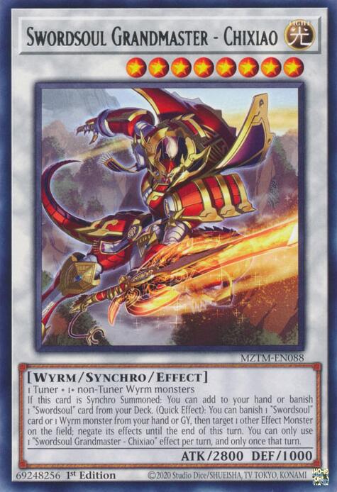 Swordsoul Grandmaster - Chixiao [MZTM-EN088] Rare | Exor Games New Glasgow