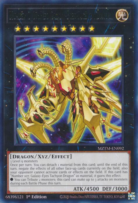 Number C107: Neo Galaxy-Eyes Tachyon Dragon [MZTM-EN092] Rare | Exor Games New Glasgow