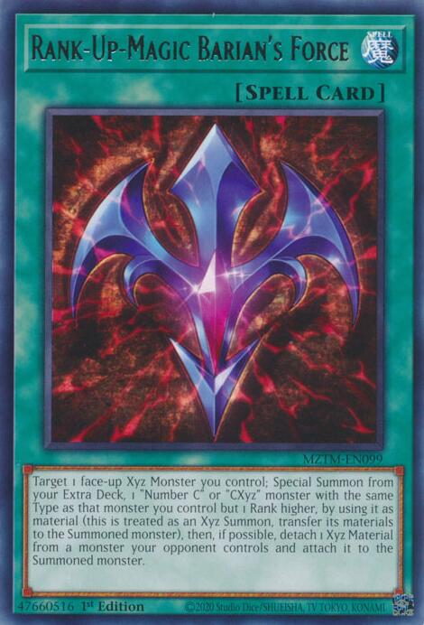 Rank-Up-Magic Barian's Force [MZTM-EN099] Rare | Exor Games New Glasgow