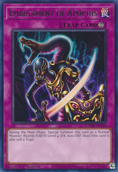 Embodiment of Apophis [MZTM-EN104] Rare | Exor Games New Glasgow