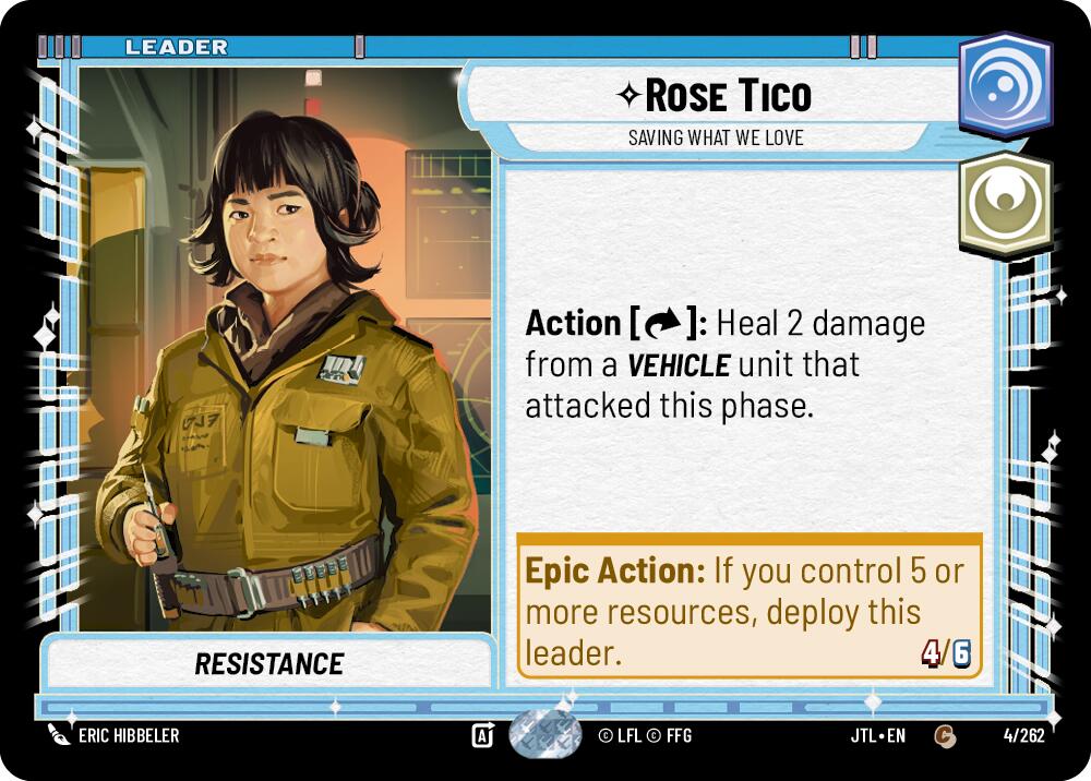 Rose Tico - Saving What We Love (004/262) (004/262) [Jump to Lightspeed] | Exor Games New Glasgow