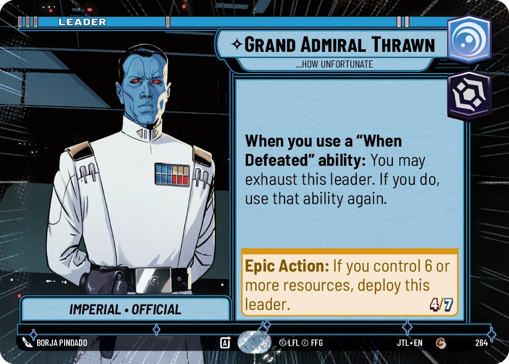 Grand Admiral Thrawn - ...How Unfortunate (264) (Hyperspace) (264) [Jump to Lightspeed] | Exor Games New Glasgow
