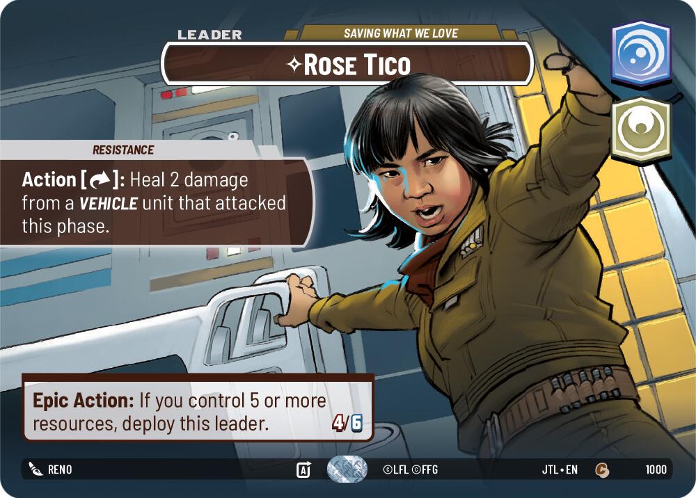 Rose Tico - Saving What We Love (1000) (Showcase) (1000) [Jump to Lightspeed] | Exor Games New Glasgow