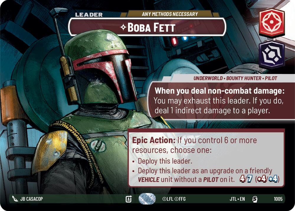 Boba Fett - Any Methods Necessary (1005) (Showcase) (1005) [Jump to Lightspeed] | Exor Games New Glasgow