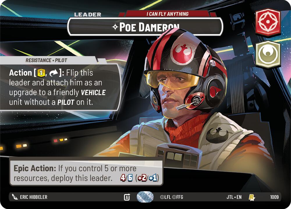Poe Dameron - I Can Fly Anything (1009) (Showcase) (1009) [Jump to Lightspeed] | Exor Games New Glasgow