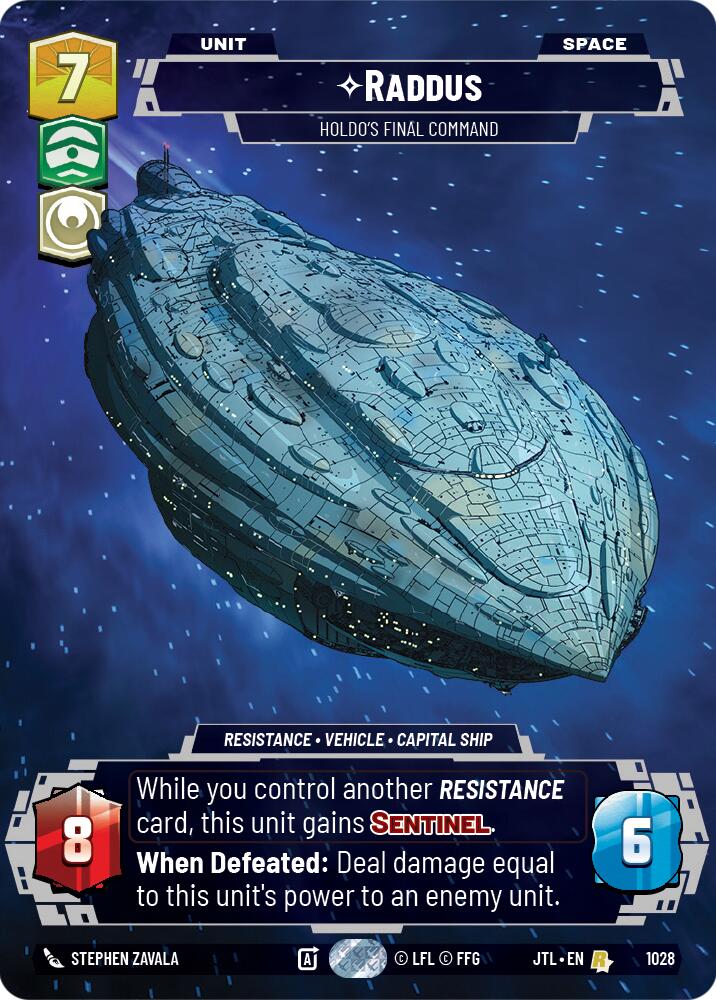 Raddus - Holdo's Final Command (1028) (Prestige) (1028) [Jump to Lightspeed] | Exor Games New Glasgow