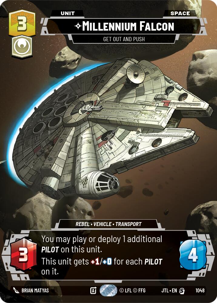 Millennium Falcon - Get Out And Push (1048) (Prestige) (1048) [Jump to Lightspeed] | Exor Games New Glasgow