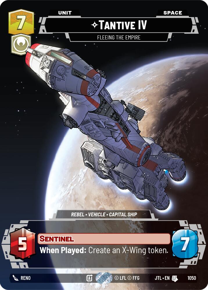 Tantive IV - Fleeing the Empire (1050) (Prestige) (1050) [Jump to Lightspeed] | Exor Games New Glasgow