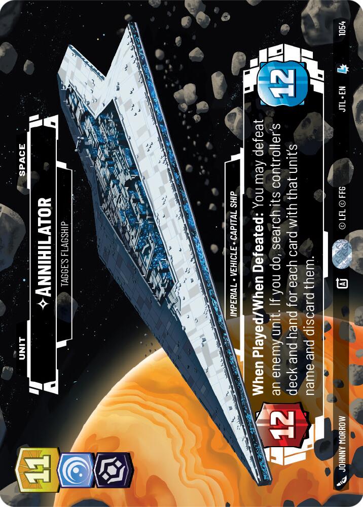 Annihilator - Tagge's Flagship (1054) (Prestige Foil) (1054) [Jump to Lightspeed] | Exor Games New Glasgow