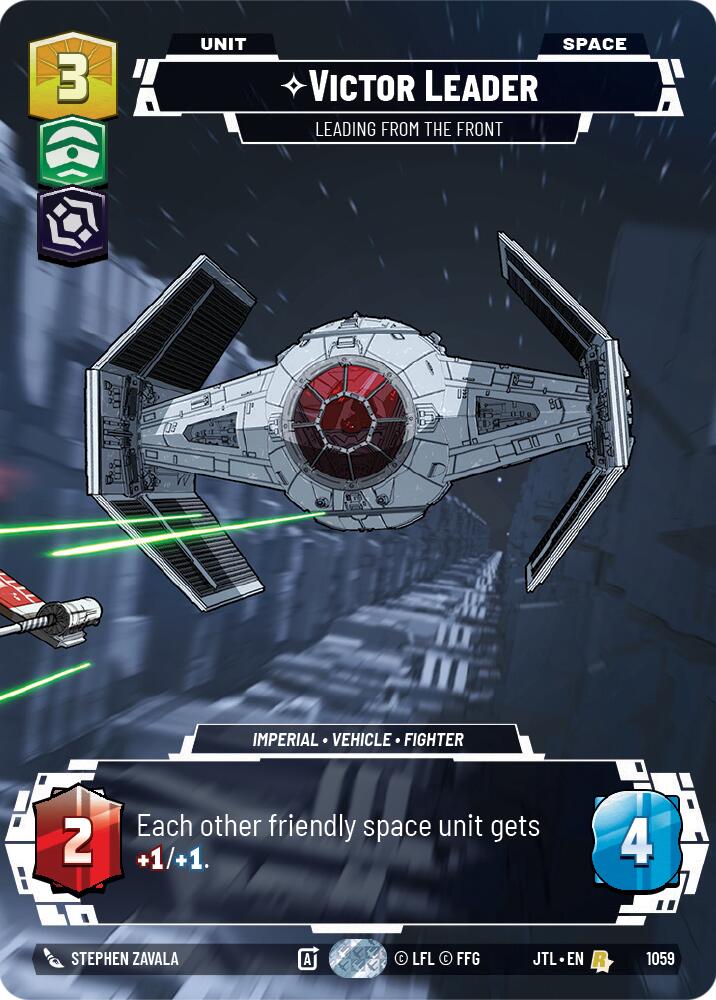 Victor Leader - Leading from the Front (1059) (Prestige Foil) (1059) [Jump to Lightspeed] | Exor Games New Glasgow