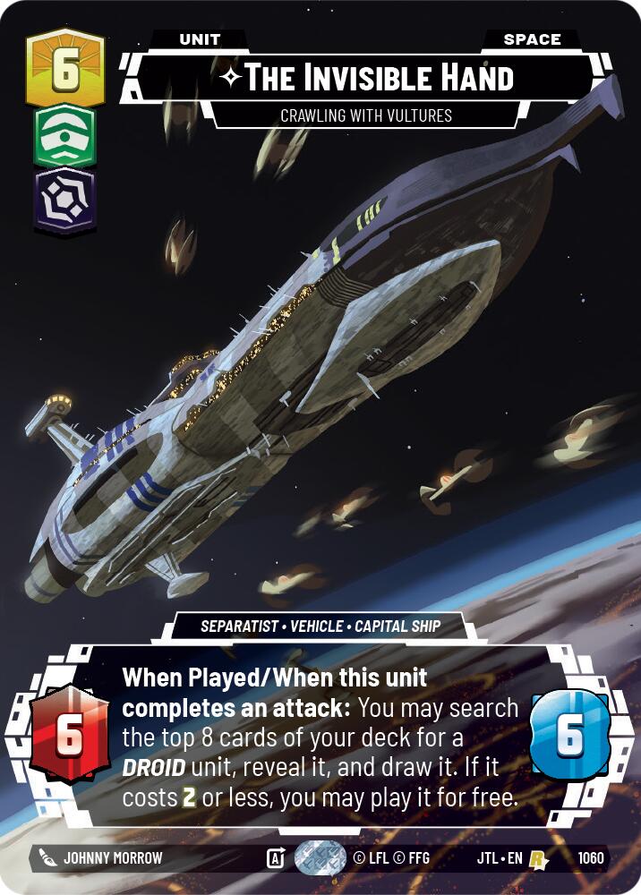 The Invisible Hand - Crawling With Vultures (1060) (Prestige Foil) (1060) [Jump to Lightspeed] | Exor Games New Glasgow