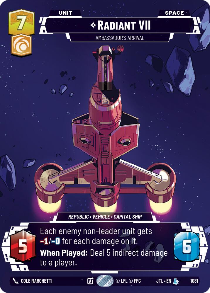 Radiant VII - Ambassadors' Arrival (1081) (Prestige Foil) (1081) [Jump to Lightspeed] | Exor Games New Glasgow