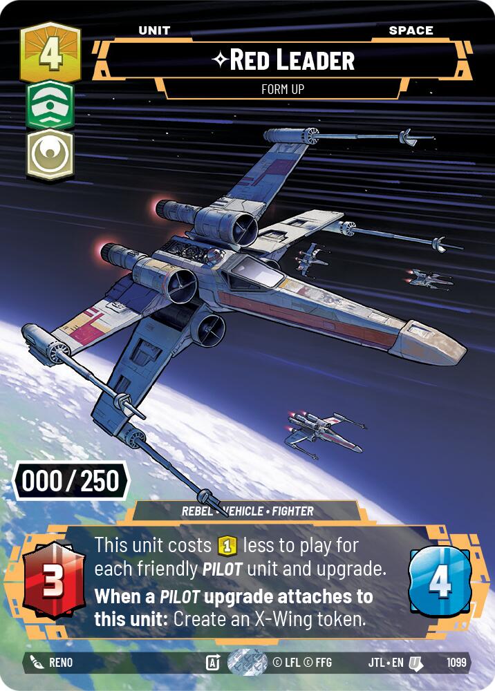 Red Leader - Form Up (1099) (Serialized) (1099) [Jump to Lightspeed] | Exor Games New Glasgow