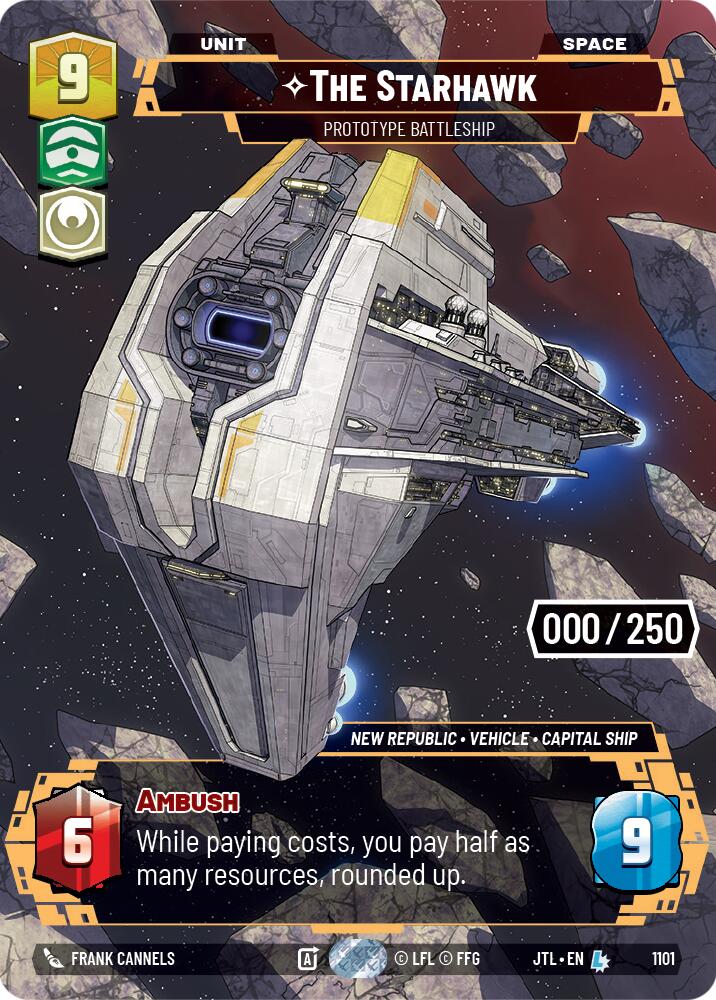 The Starhawk - Prototype Battleship (1101) (Serialized) (1101) [Jump to Lightspeed] | Exor Games New Glasgow