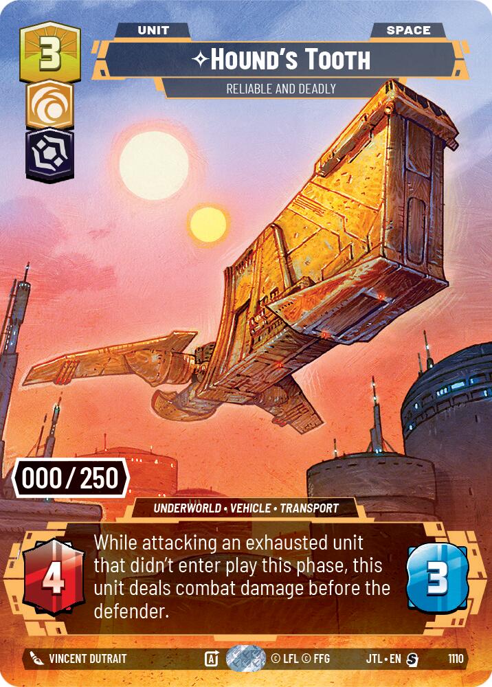 Hound's Tooth - Reliable and Deadly (1110) (Serialized) (1110) [Jump to Lightspeed] | Exor Games New Glasgow