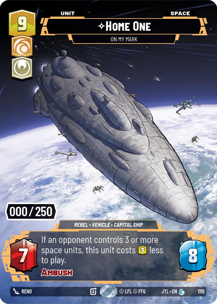 Home One - On My Mark (1115) (Serialized) (1115) [Jump to Lightspeed] | Exor Games New Glasgow