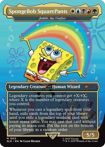 SpongeBob SquarePants - Jodah, the Unifier [Secret Lair Drop Series] | Exor Games New Glasgow