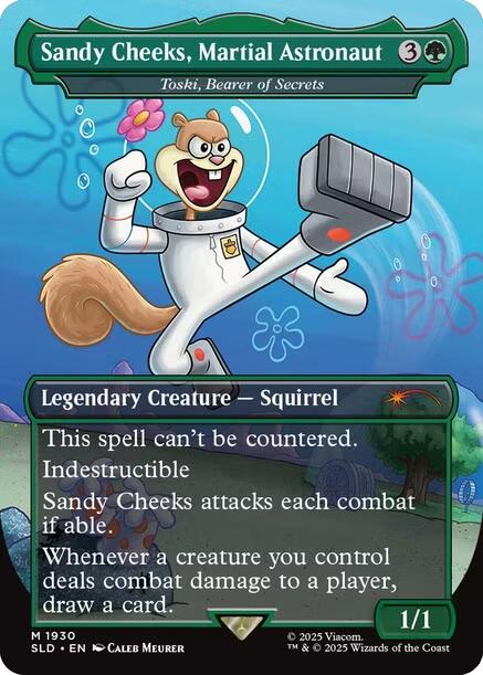Sandy Cheeks, Martial Astronaut - Toski, Bearer of Secrets [Secret Lair Drop Series] | Exor Games New Glasgow