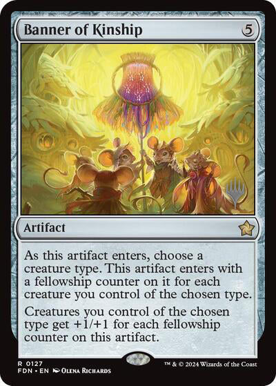 Banner of Kinship (Promo Pack) [Foundations Promos] | Exor Games New Glasgow