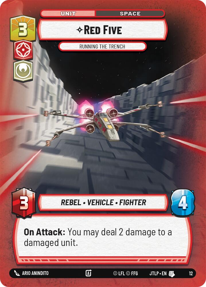 Red Five - Running the Trench (12) [Jump to Lightspeed: Weekly Play] | Exor Games New Glasgow